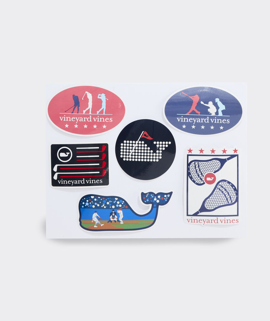vineyard vines Sports Sticker Pack