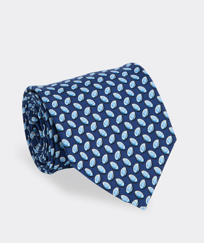 Football Toss Silk Tie