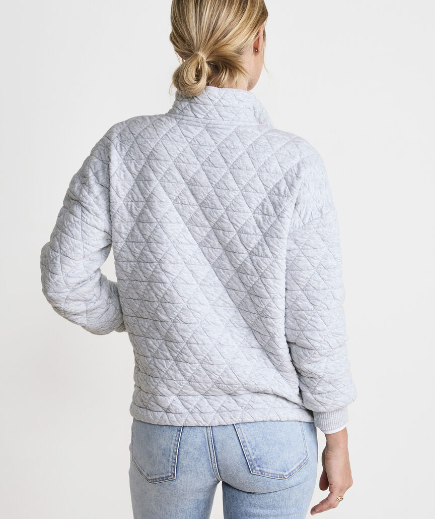 Cotton Quilted Quarter-Zip
