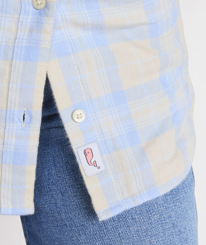 Birdie Flannel Button-Down