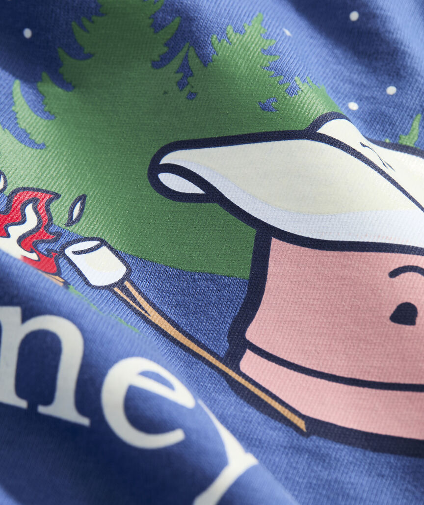 Boys' Glow-In-The-Dark Camper Whale Short-Sleeve Pocket Tee