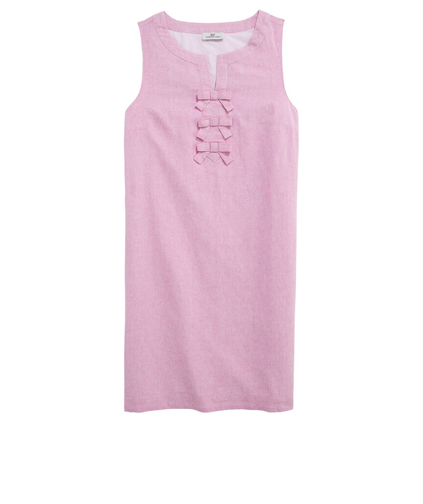 OUTLET Bow Stripe Shift Dress