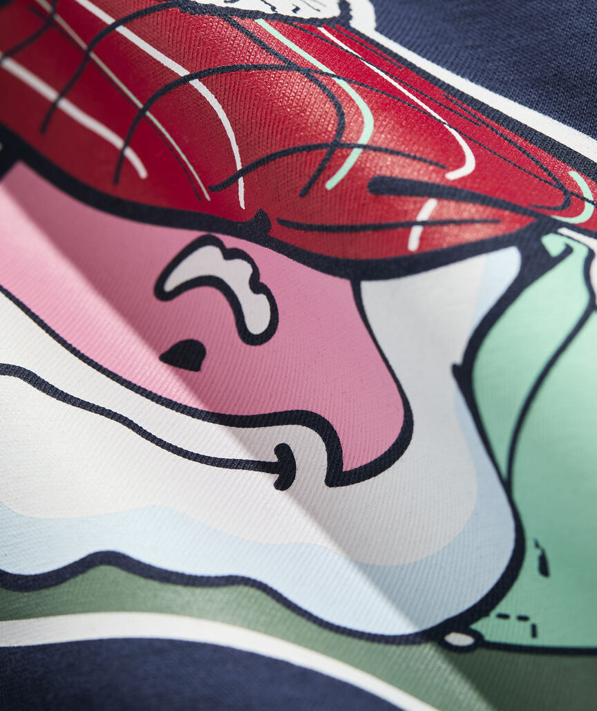 Boys' Golfer Santa Whale Long-Sleeve Pocket Tee