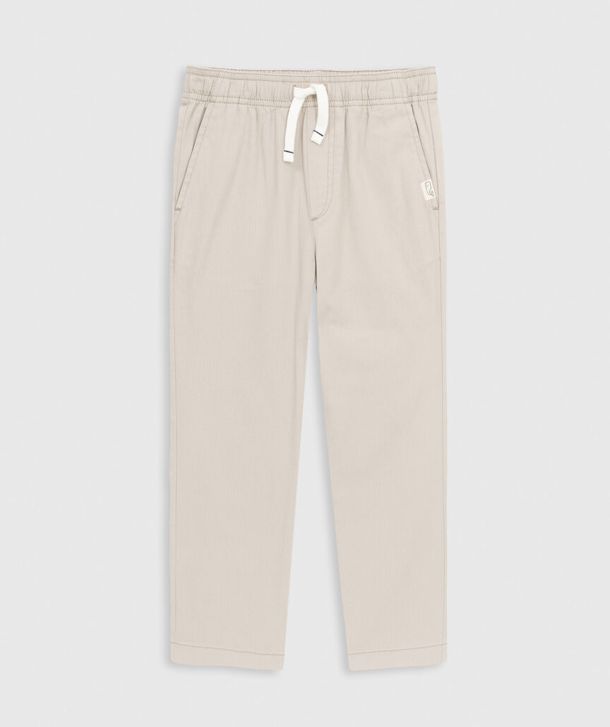 Herringbone Pull On Pant