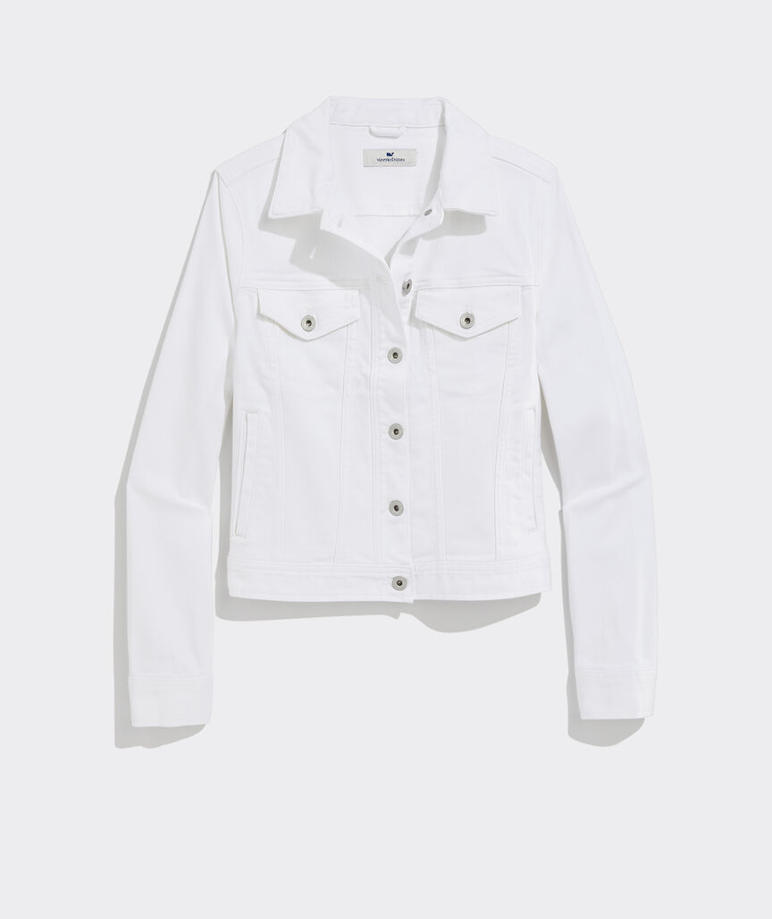 Shop White Jean Jacket At Vineyard Vines