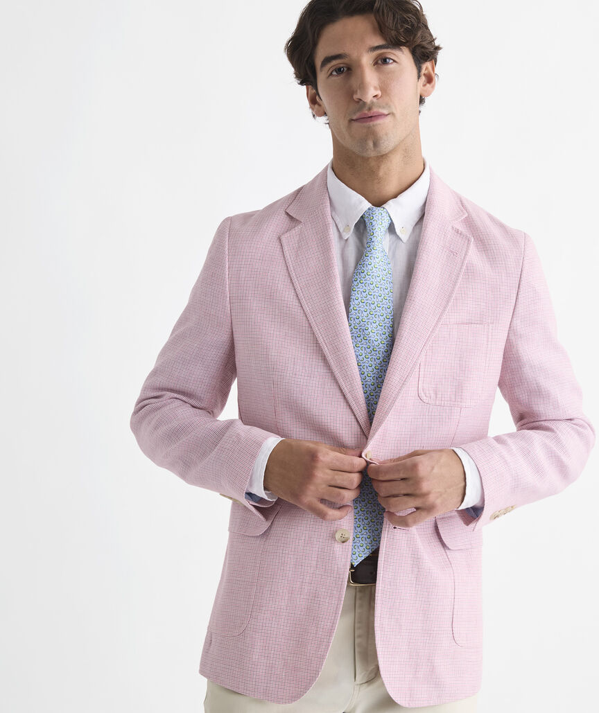 Rum Runner Tattersall Linen Vos Sport Coat
