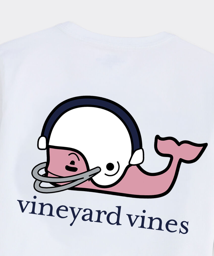 Penn State University Boys' Football Whale Short-Sleeve Pocket Tee