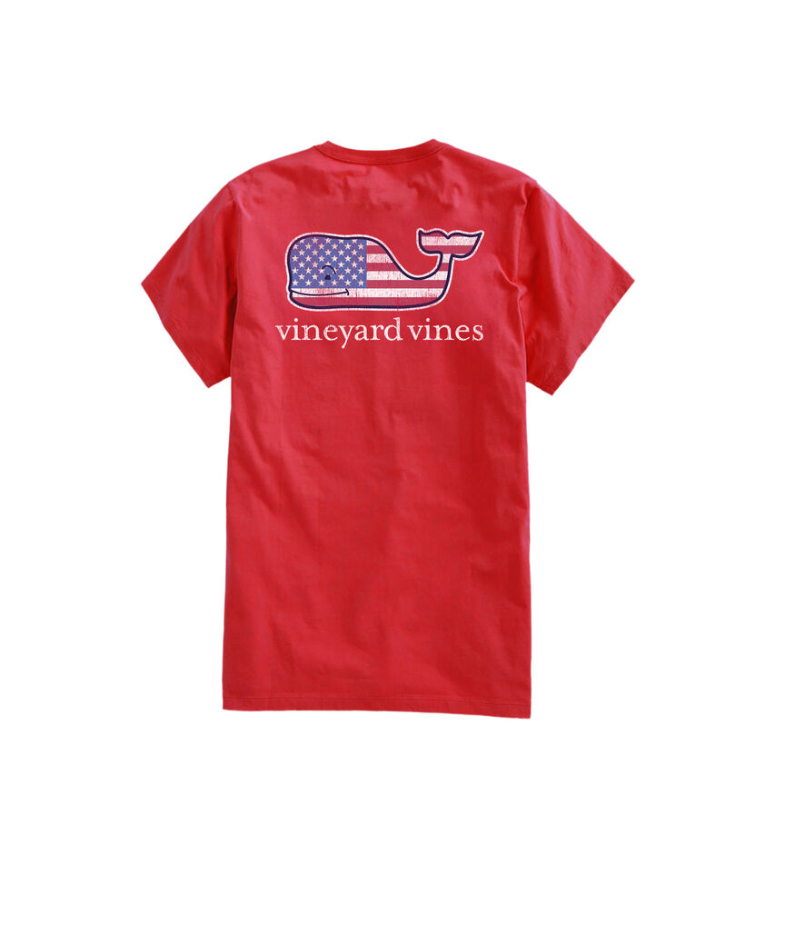 OUTLET Flag Whale Short-Sleeve Pocket Tee