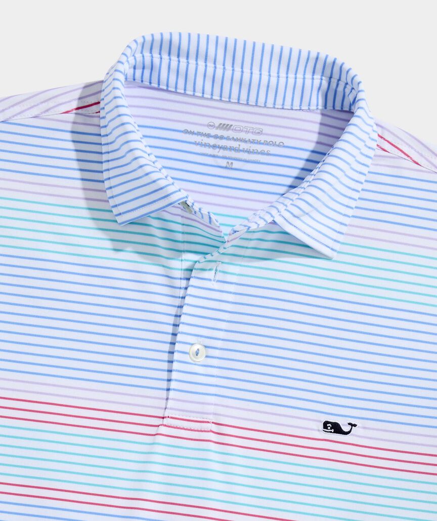 Performance Harborview Stripe Sankaty Polo