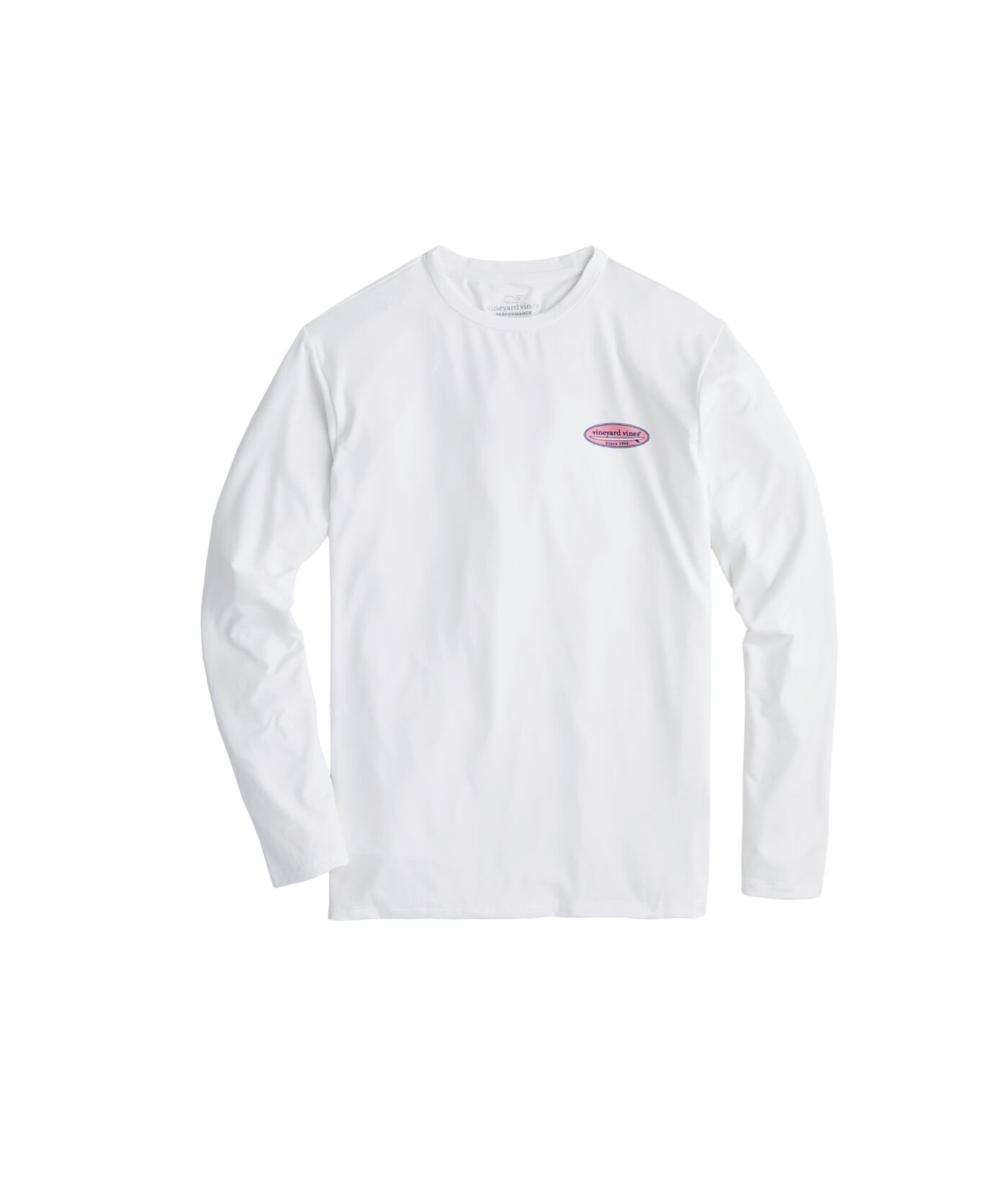 Shop Long-Sleeve Performance Surf Logo T-Shirt at vineyard vines