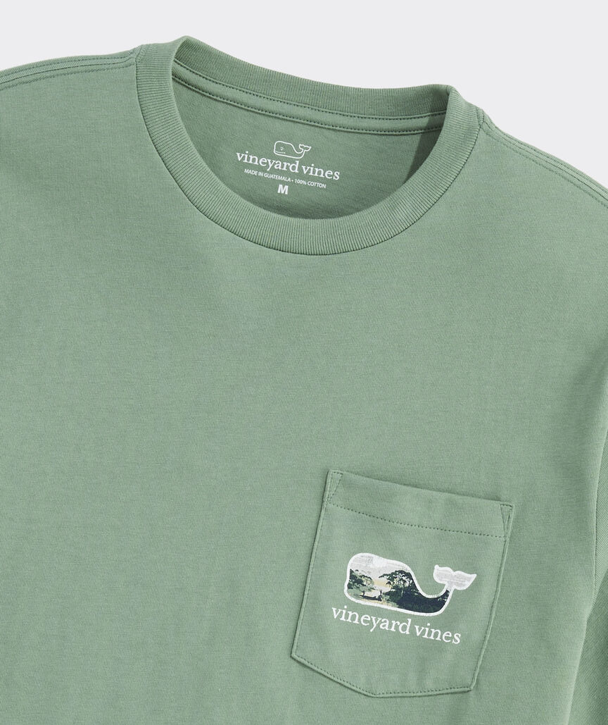 Lowcountry Whale Short-Sleeve Pocket Tee