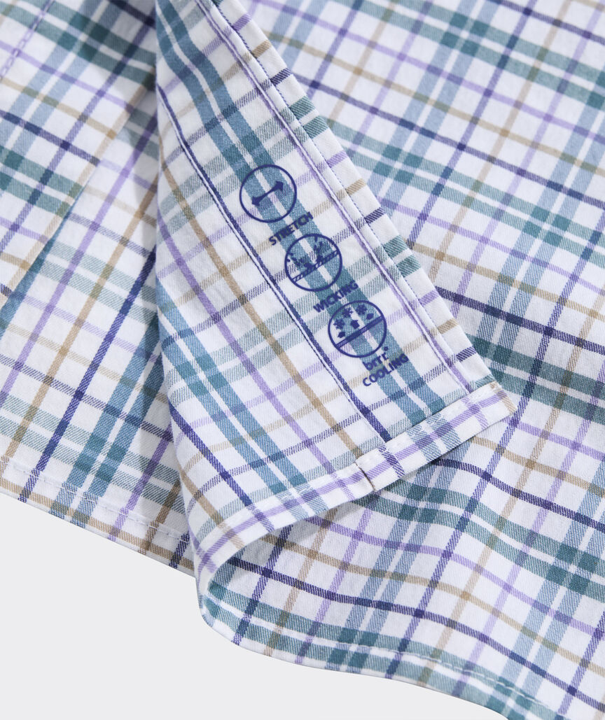 Performance Cotton Plaid Shirt