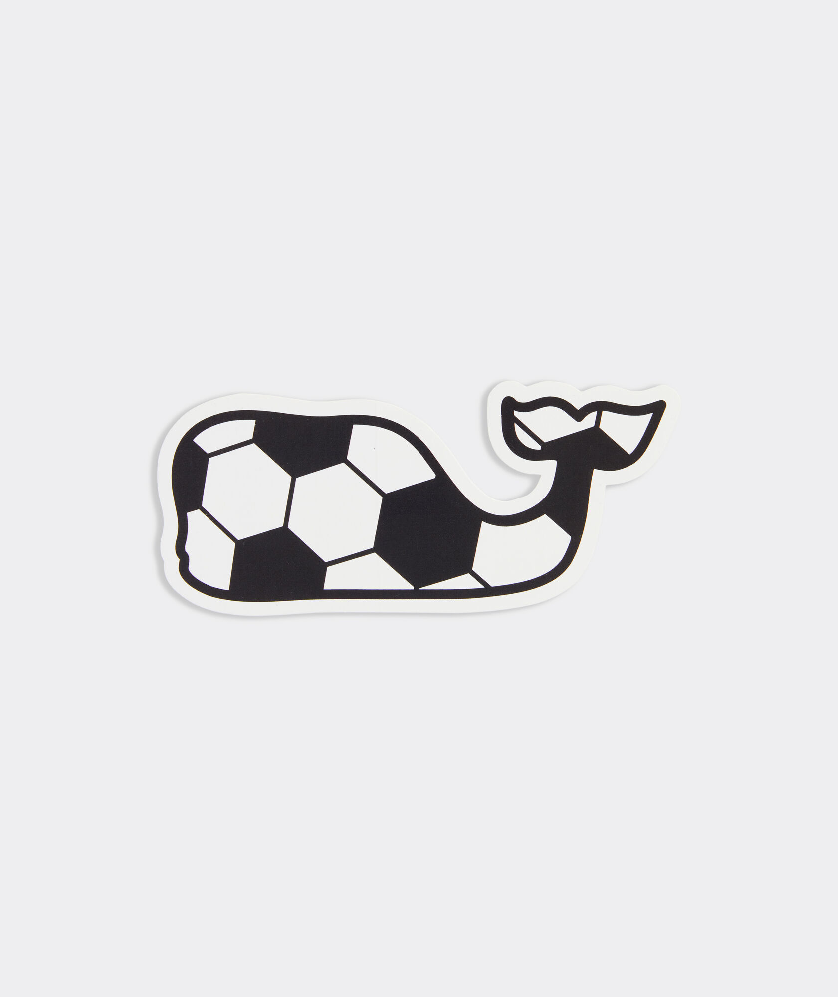 Soccer Whale Sticker