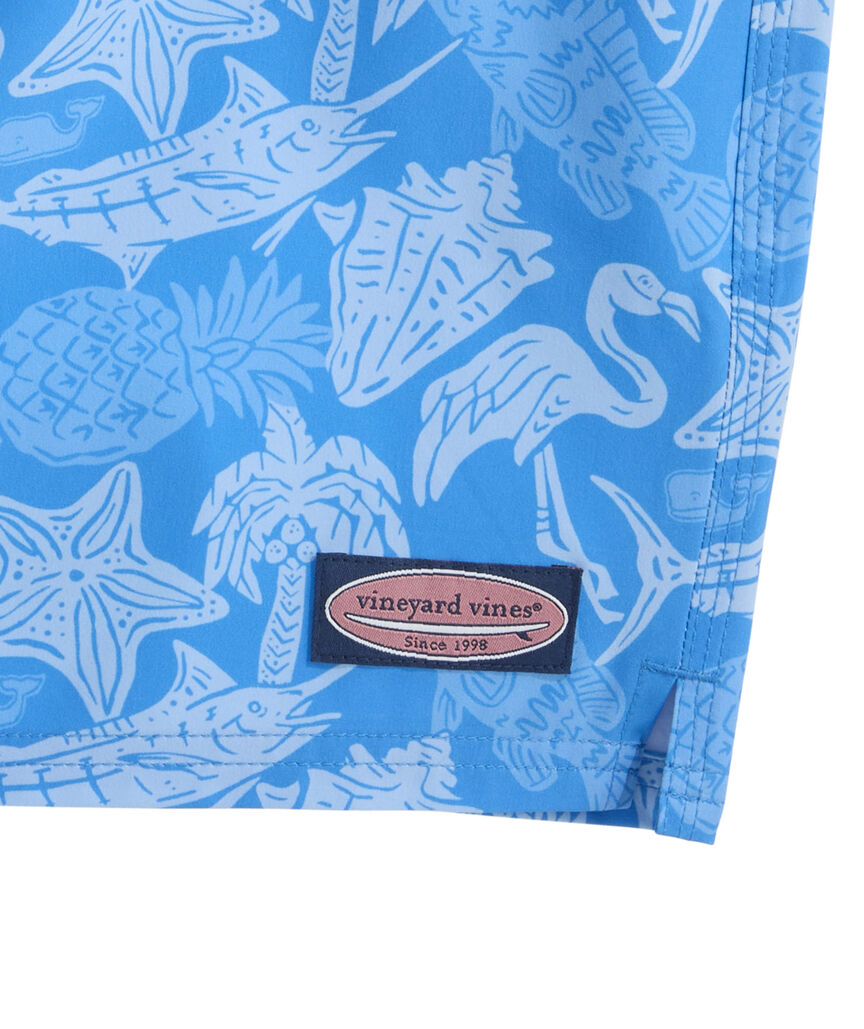 OUTLET 7 Inch Island Icons Chappy Swim Trunks
