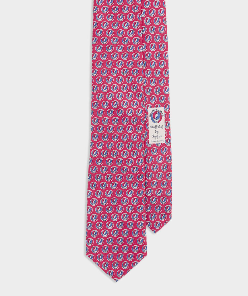 Grateful Dead x vineyard vines Stealie Silk Tie