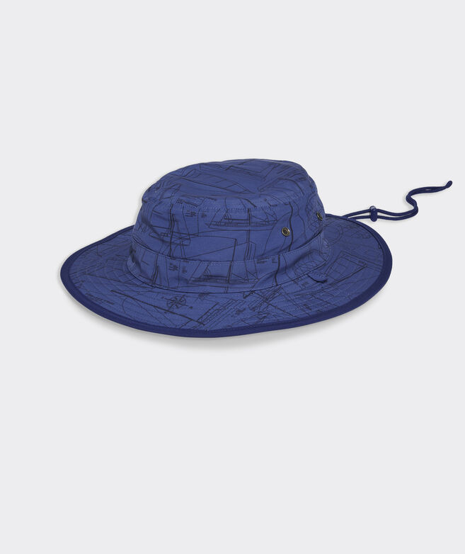 Sail Blueprint Reversible Bucket Hat