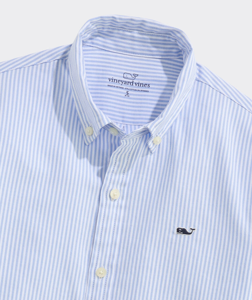 Boys' University Stripe Oxford Shirt