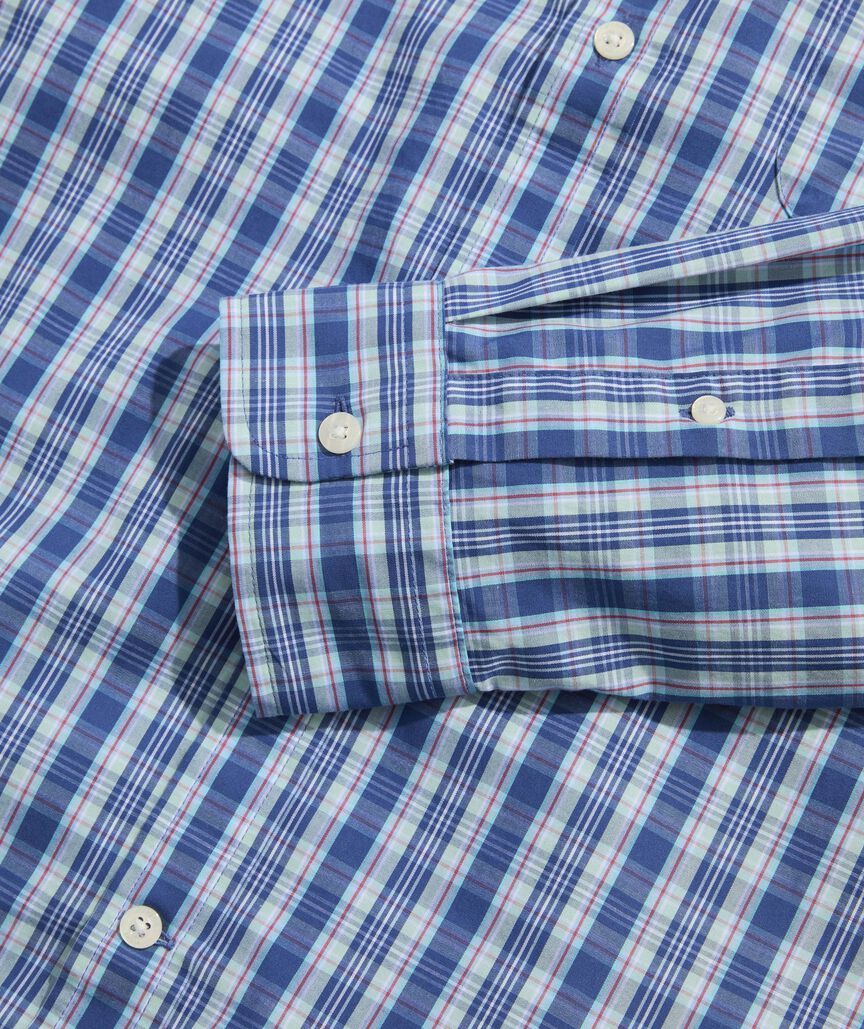 Wavecrest Plaid Perfect Wash Poplin Shirt