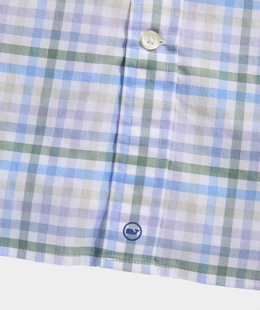 Performance Cotton Tattersall Shirt