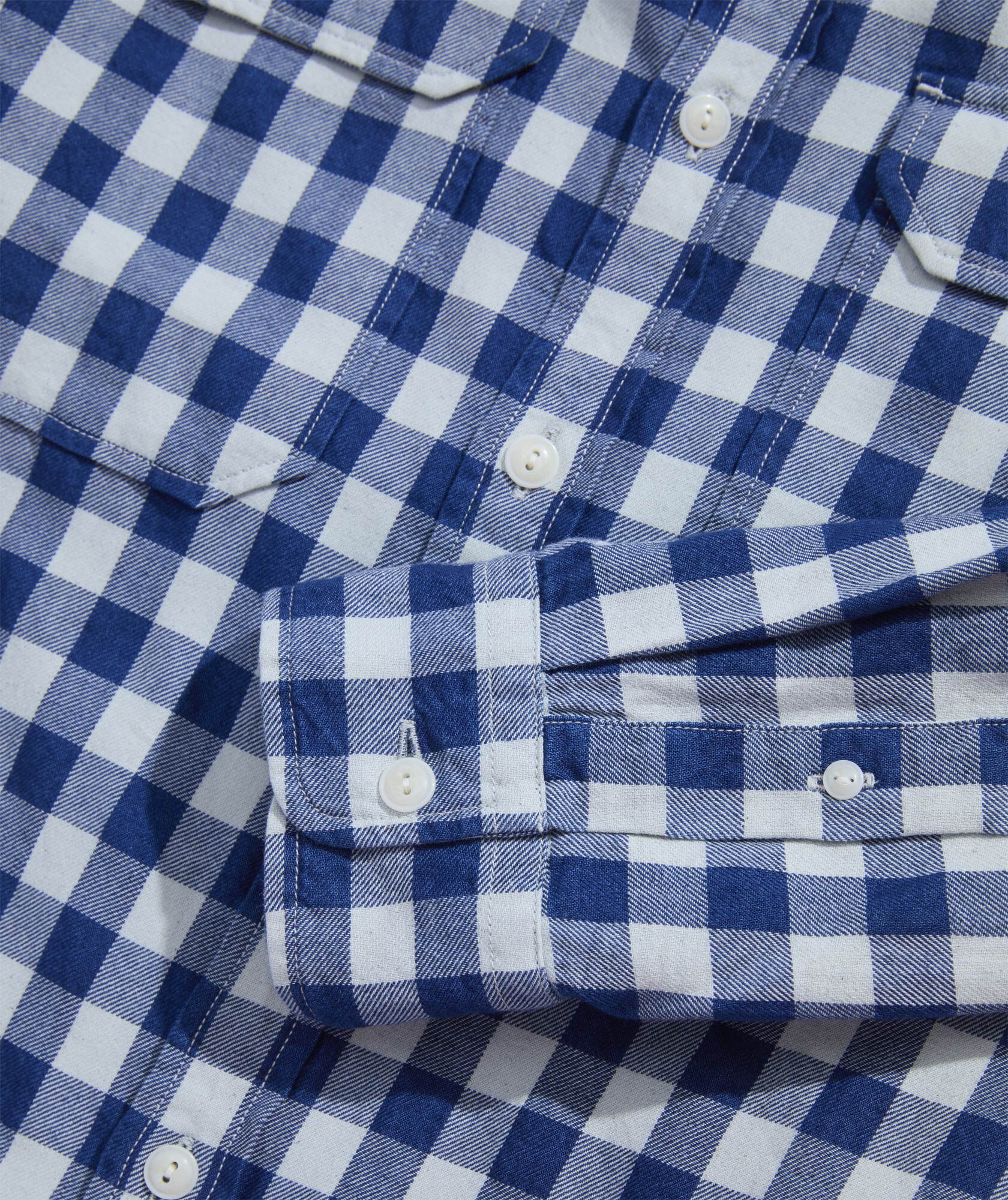 Bluffs Check Indigo Montauk Shirt