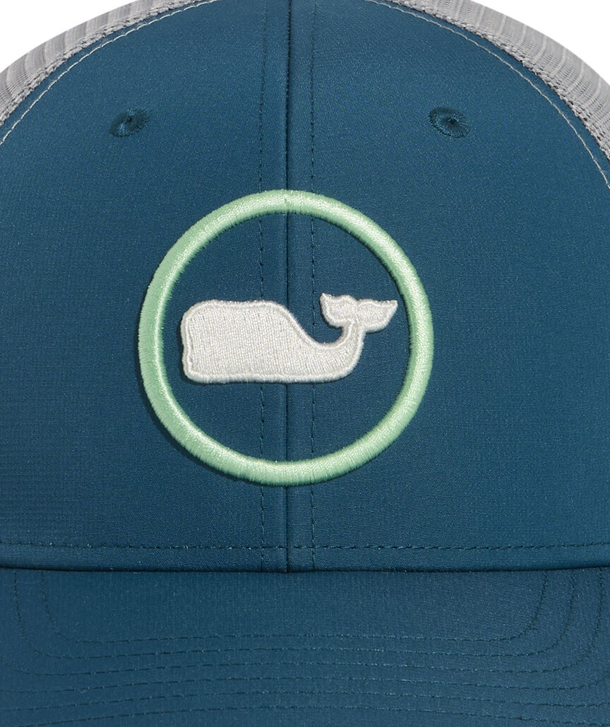 OUTLET Whale Dot Performance Trucker Hat