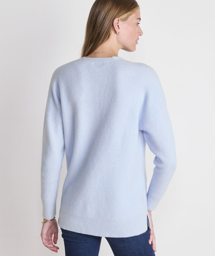 Ribbed Tunic Sweater