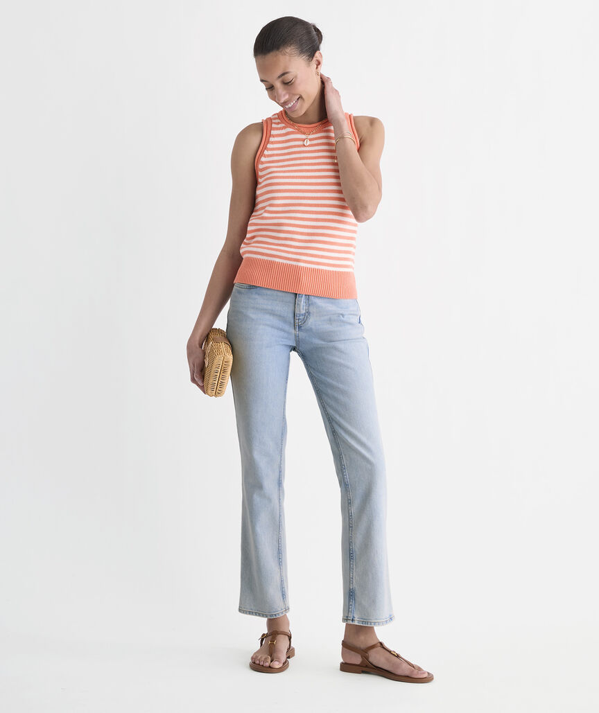 Katie Cotton Rollneck Sweater Tank