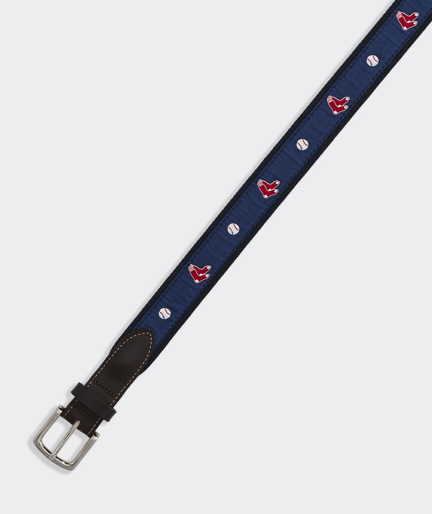 Boston Red Sox Canvas Club Belt