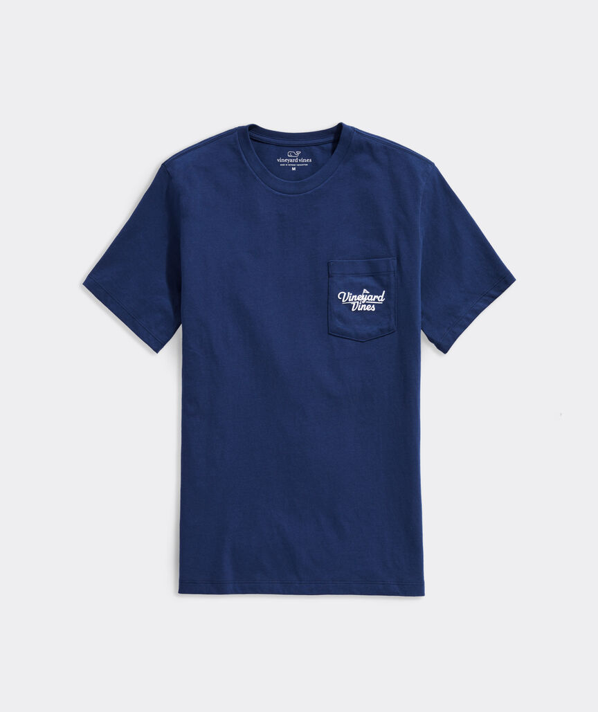 Vineyard Vines Golf Script Short-Sleeve Pocket T-Shirt