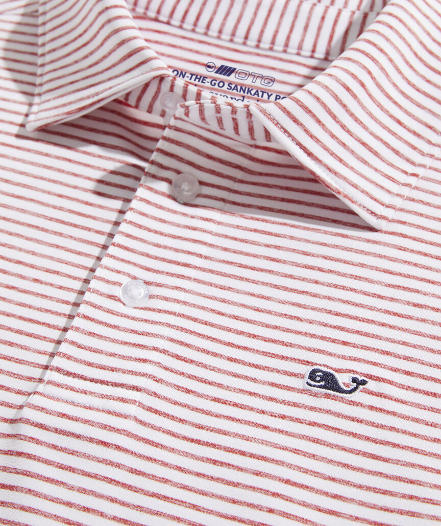 Boys' Performance Bradley Stripe Sankaty Polo