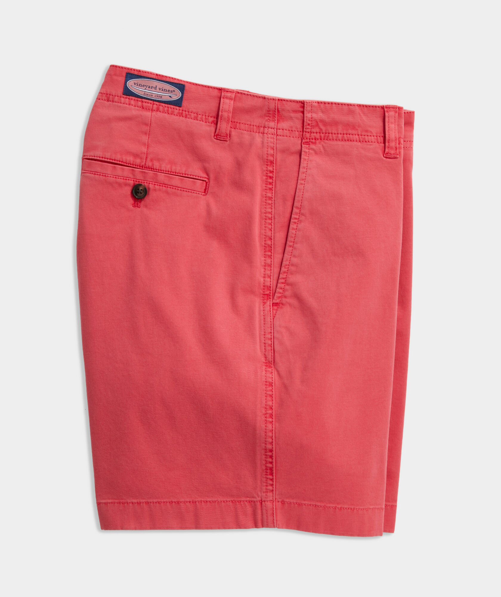 Vineyard Vines Shorts Mens 36 Pink Striped Cotton Casual Prep Frat Summer  Chino