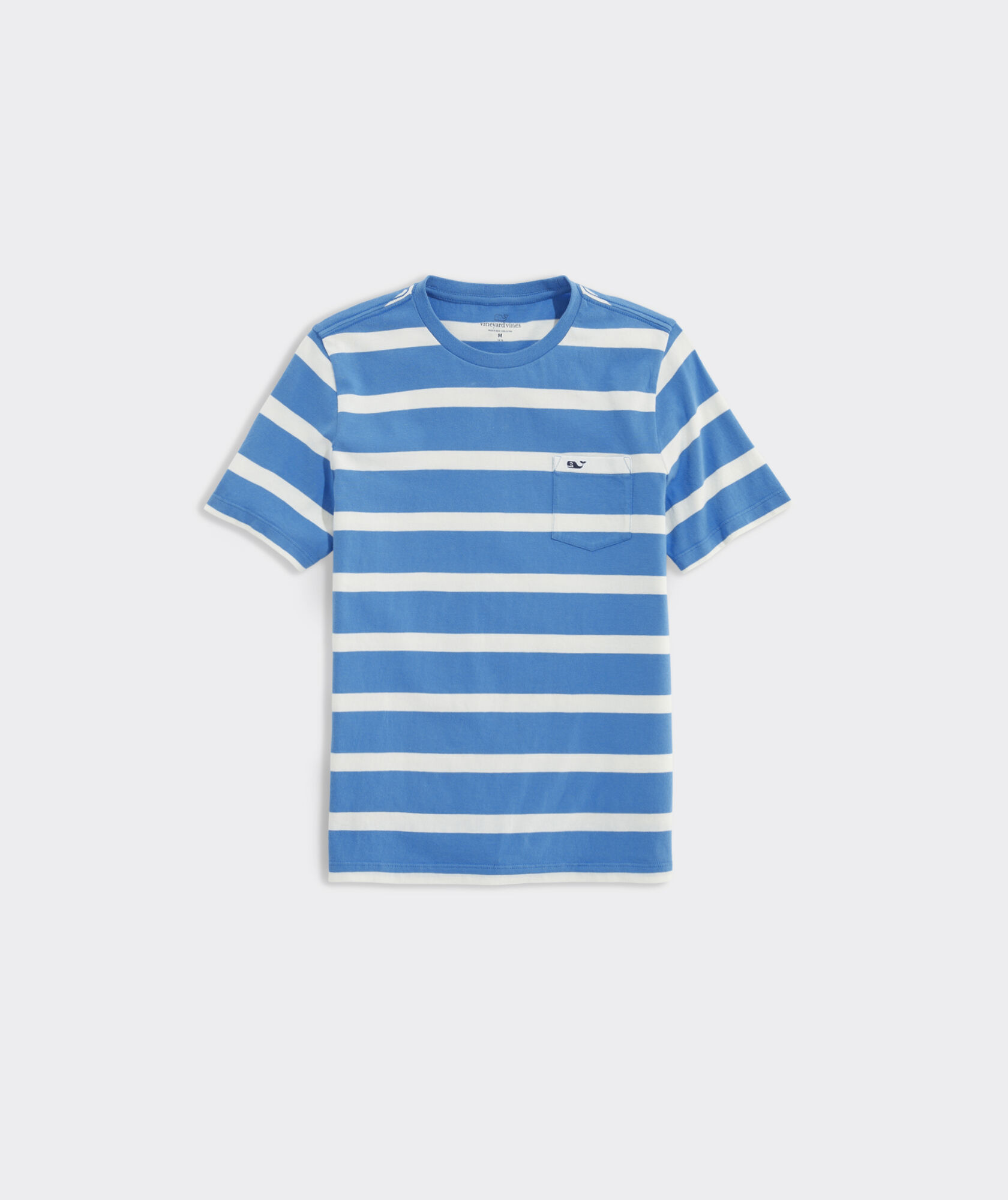 Shop Boys' Slub Cotton Breton Stripe ShortSleeve Pocket Tee at
