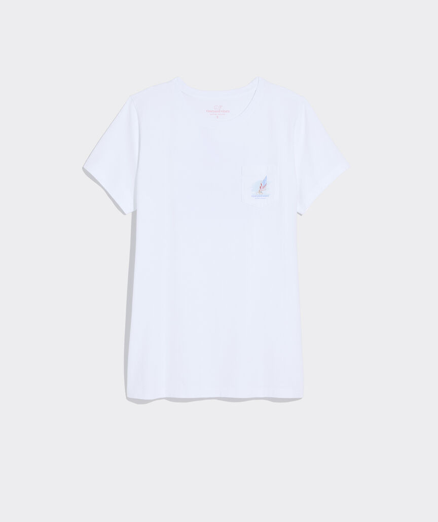 Tigress Painted Scene Short-Sleeve Pocket Tee