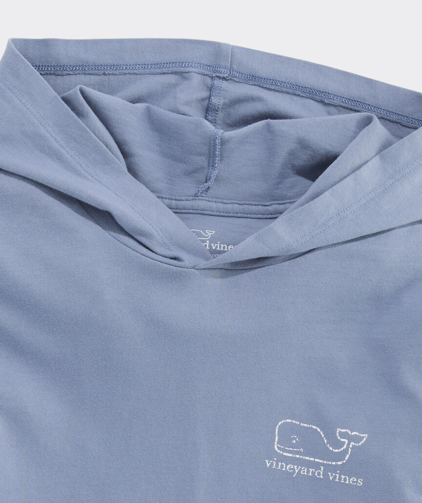 Boys' Vintage Whale Long-Sleeve Hoodie Tee