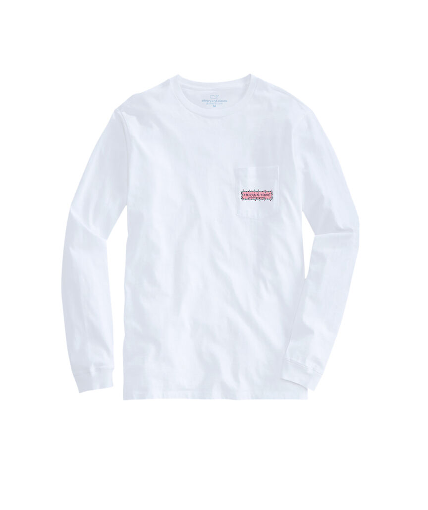 OUTLET String Lights Pups Long-Sleeve Pocket Tee