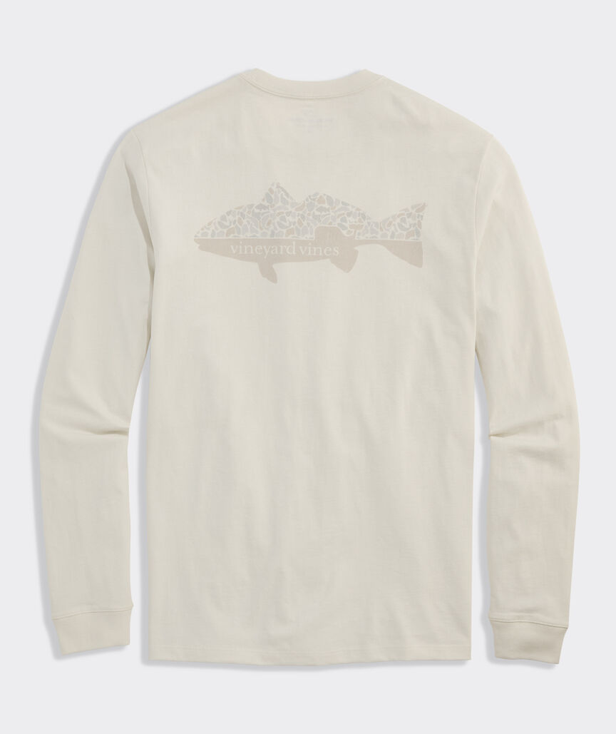 Redfish Camo Long-Sleeve Pocket Tee