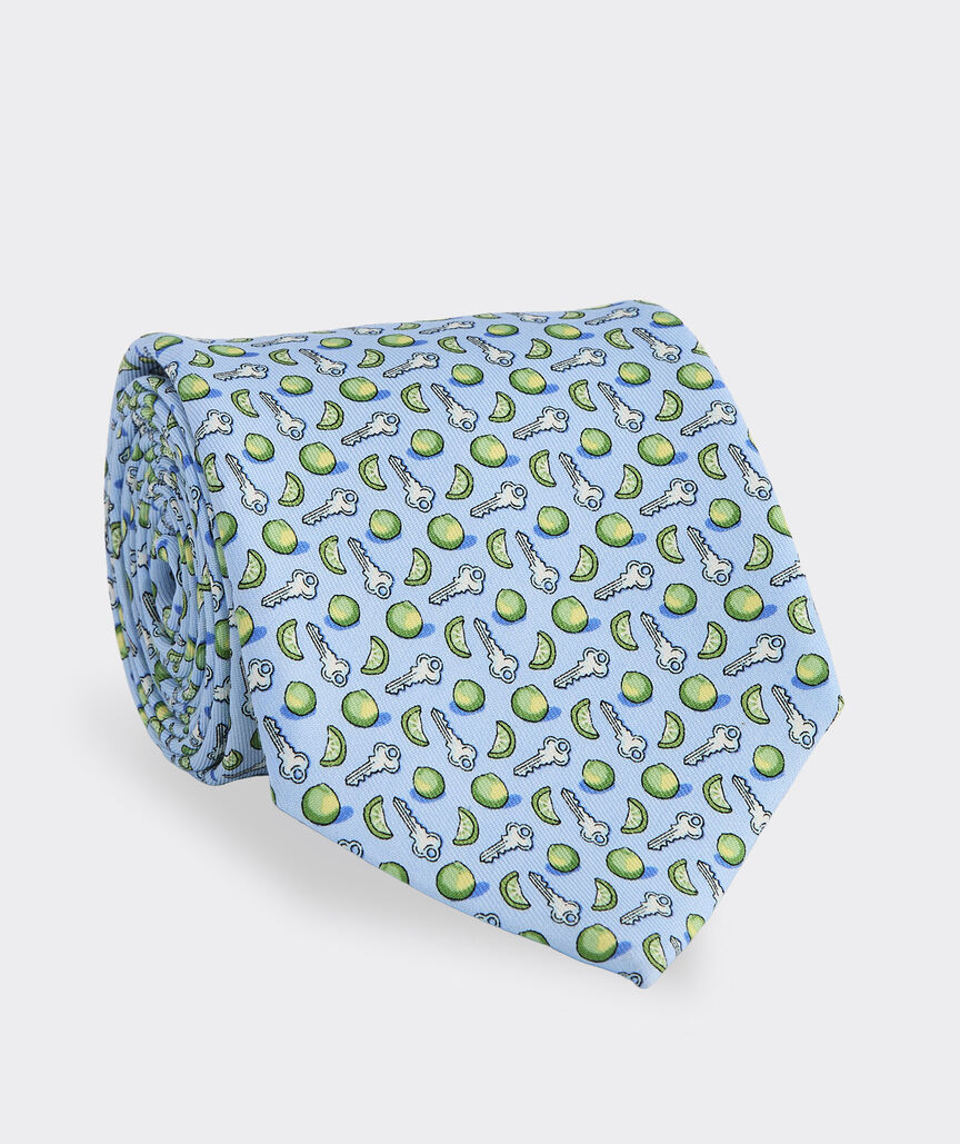 Classic Key Lime Silk Tie
