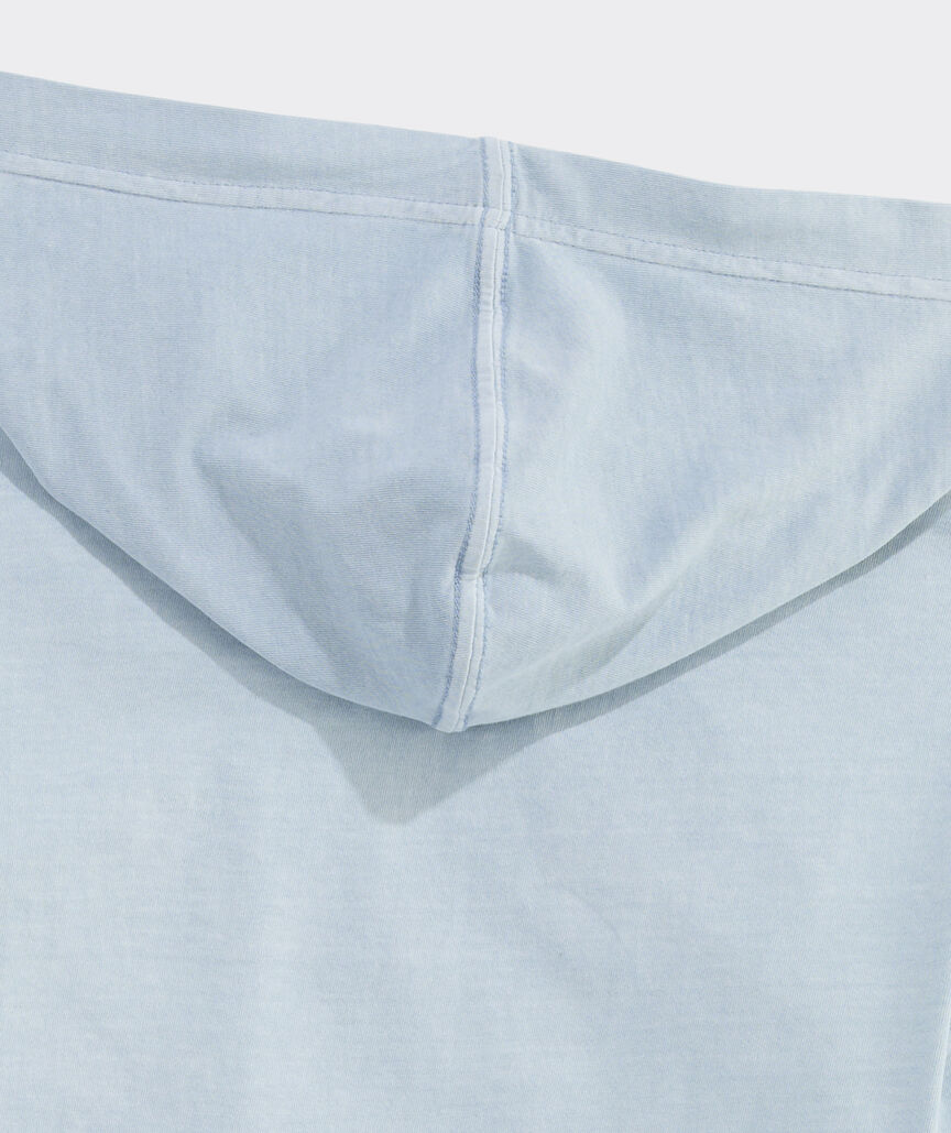 Boys' Garment-Dyed Surf Striped Hoodie Pocket Tee