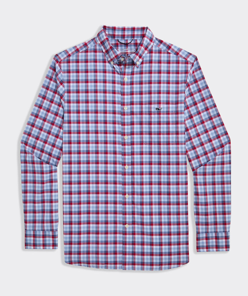 Performance Grenadine Check Featherweight Shirt