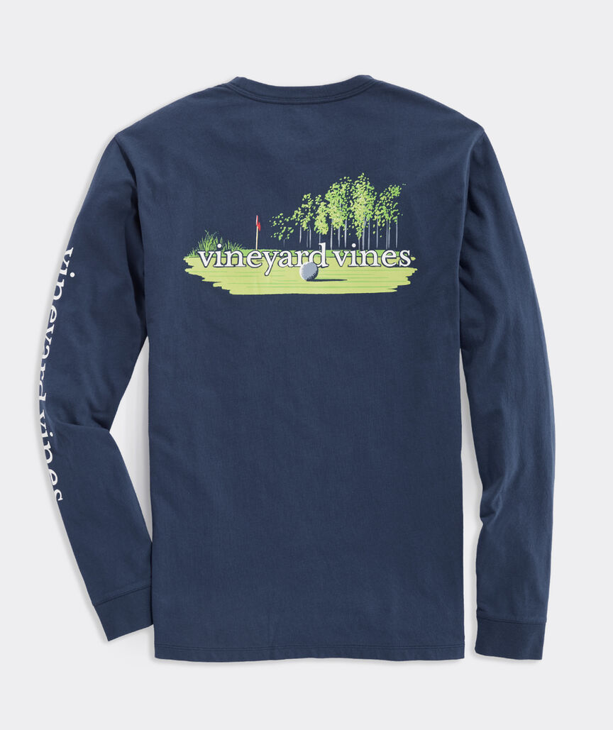 Golf Putt Long-Sleeve Pocket Tee