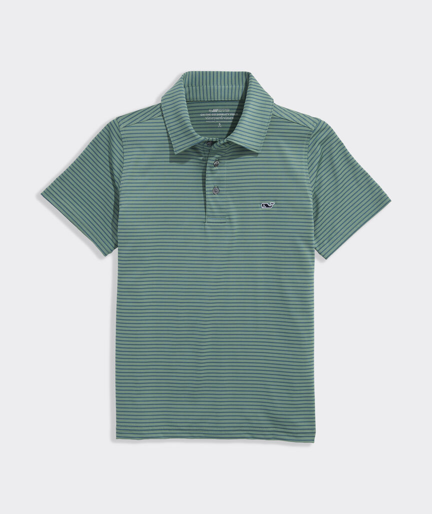 Boys' Performance Bradley Stripe Sankaty Polo