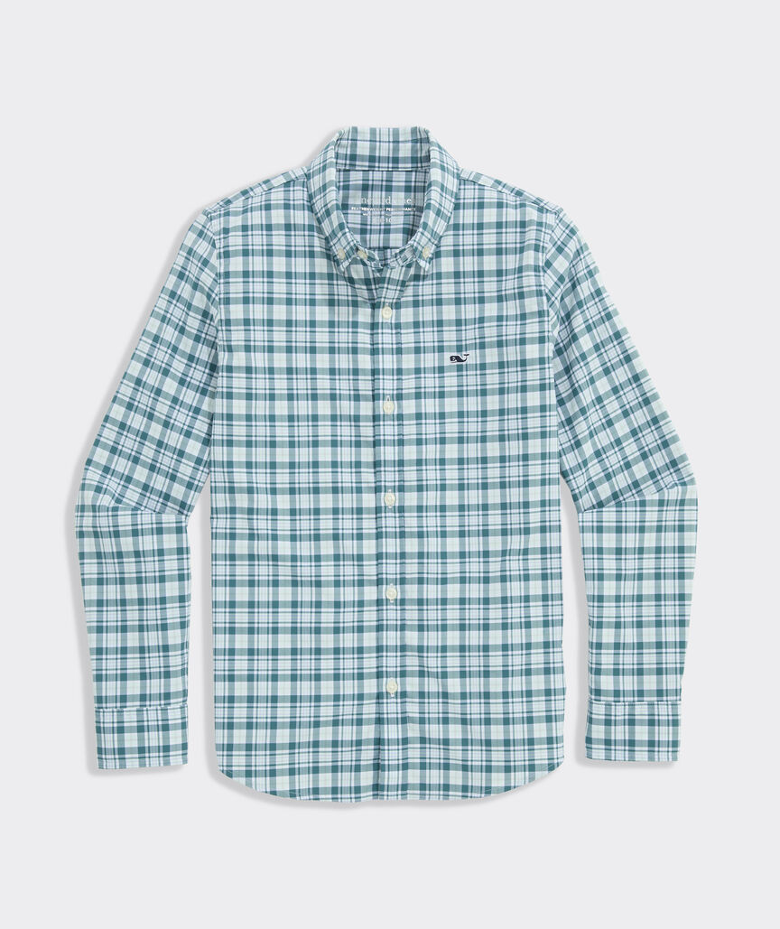Boys' Performance Plaid Featherweight Shirt
