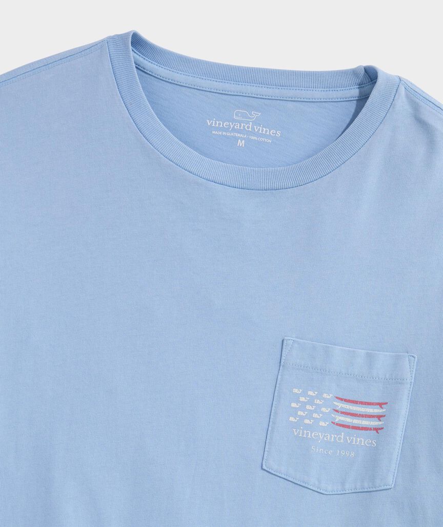 Drift Dye Surf Minimal Flag Short-Sleeve Pocket Tee