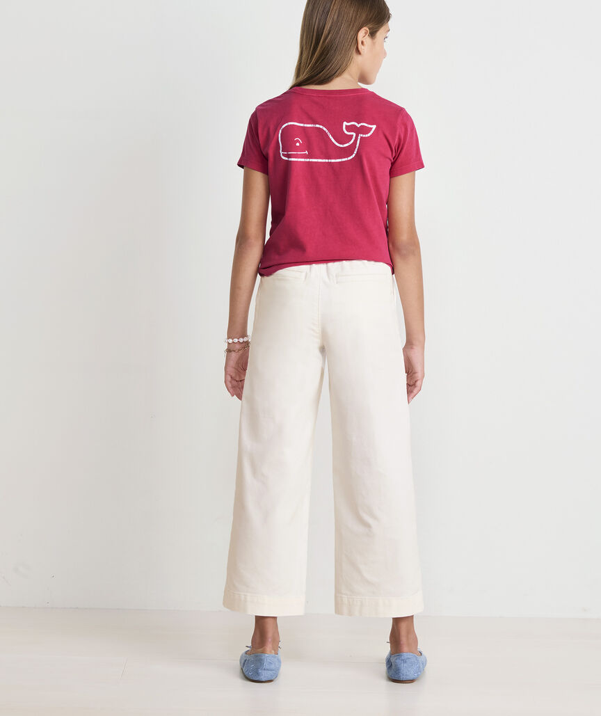 Girls' Wide Leg Corduroy Pants