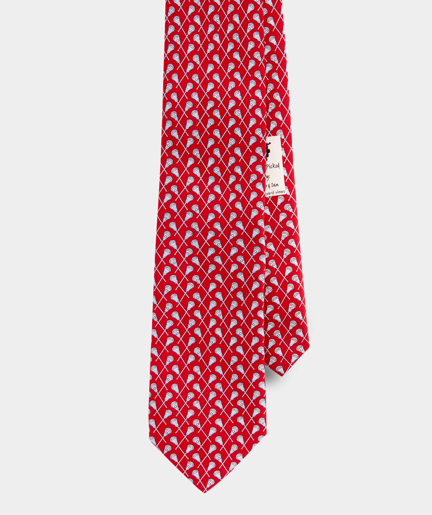 Men's Ties Lacrosse Printed Silk Tie for Men Vineyard Vines