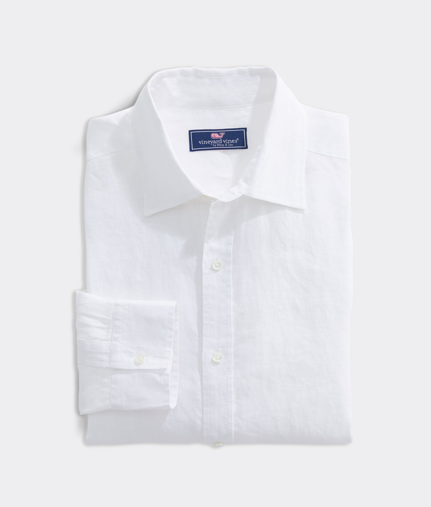 Fit Solid Shirt in Linen at vineyard vines