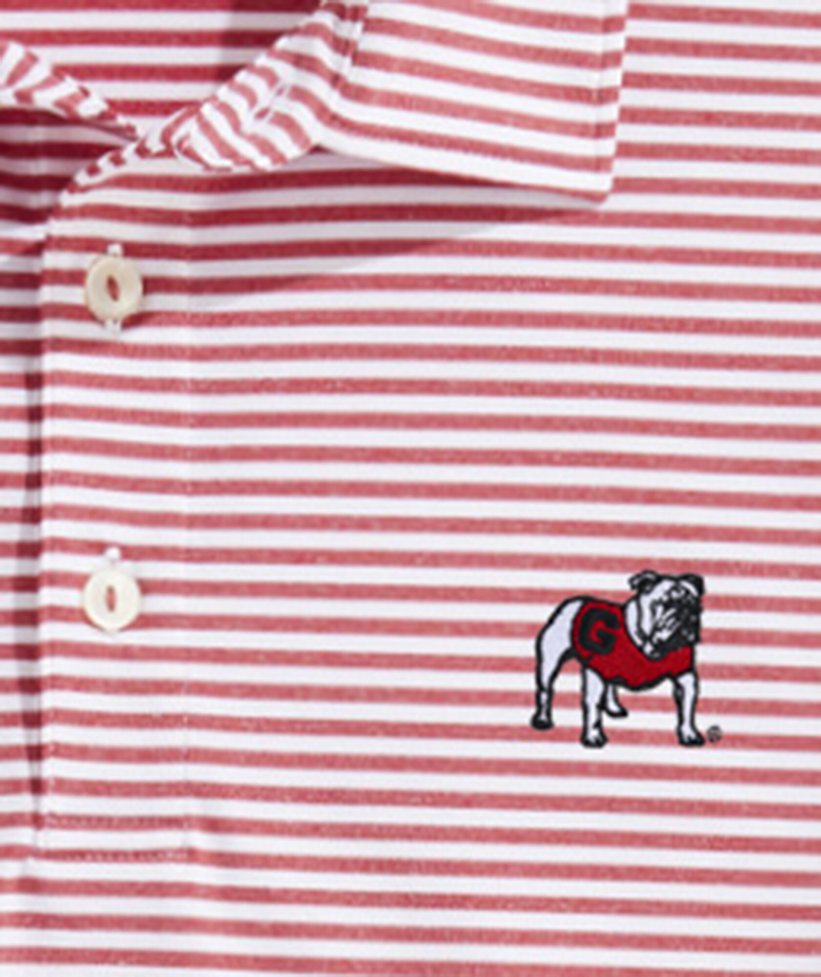 University of Georgia Winstead Stripe Sankaty Polo