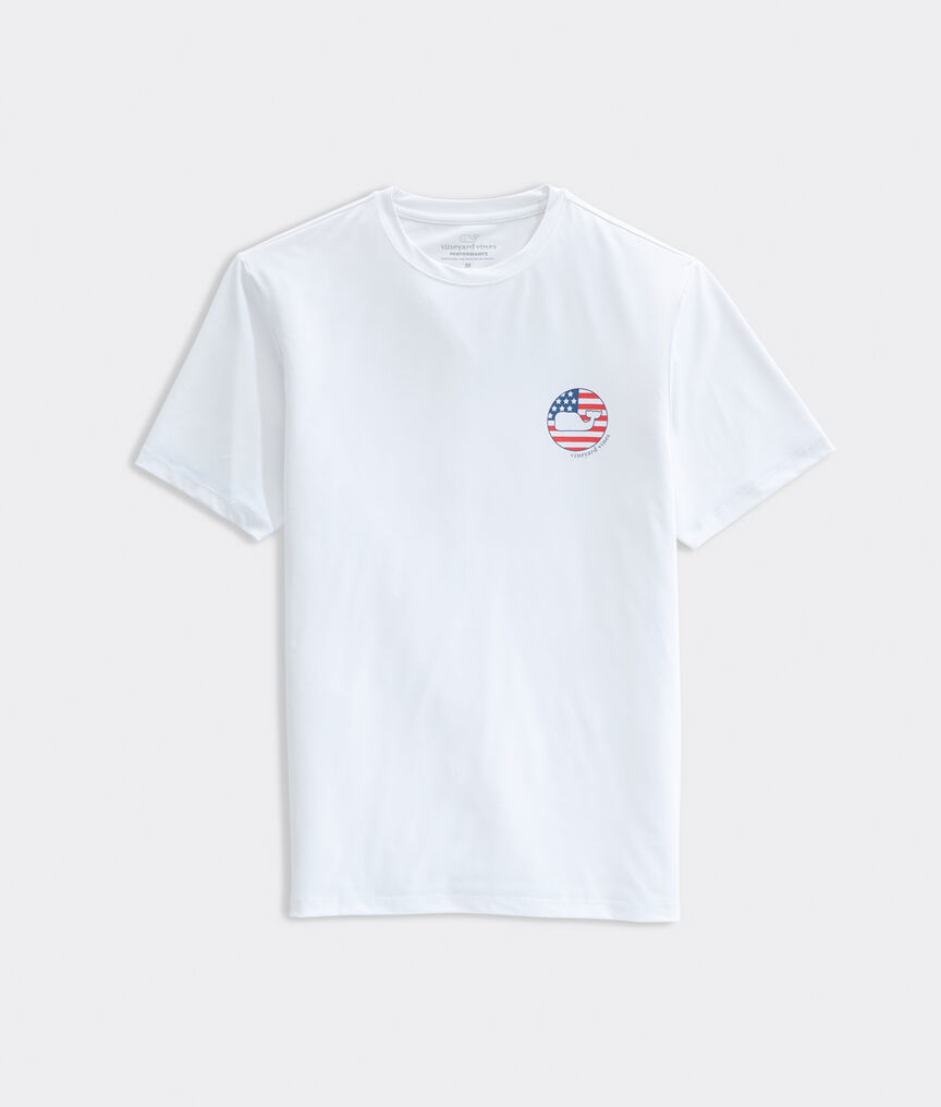 USA Whale Disc Short-Sleeve Harbor Tee