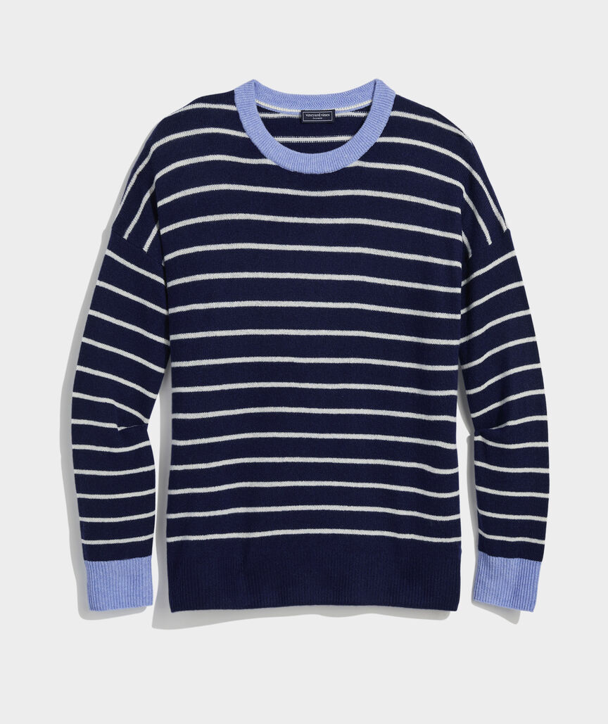 Seaspun Cashmere Stripe Crew