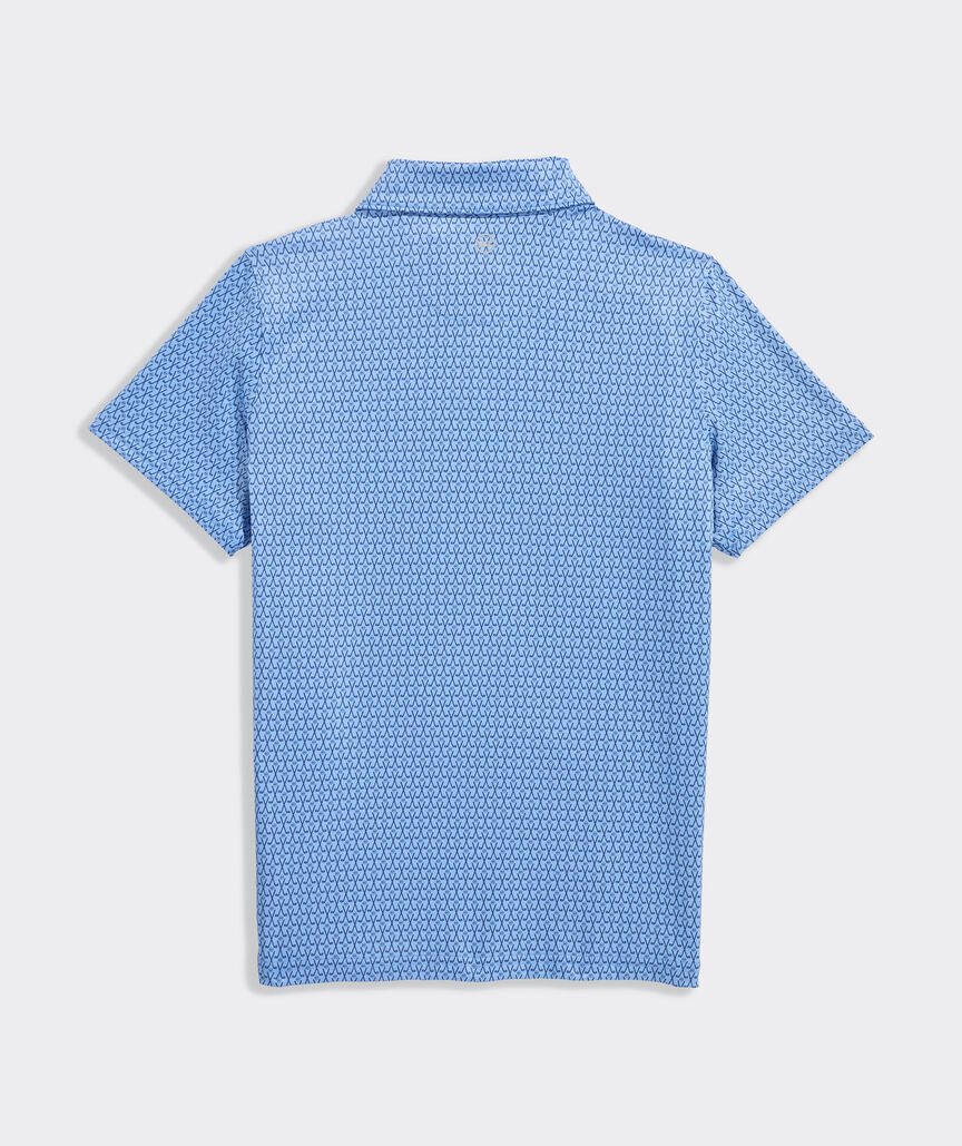 Boys' Performance Printed Sankaty Polo